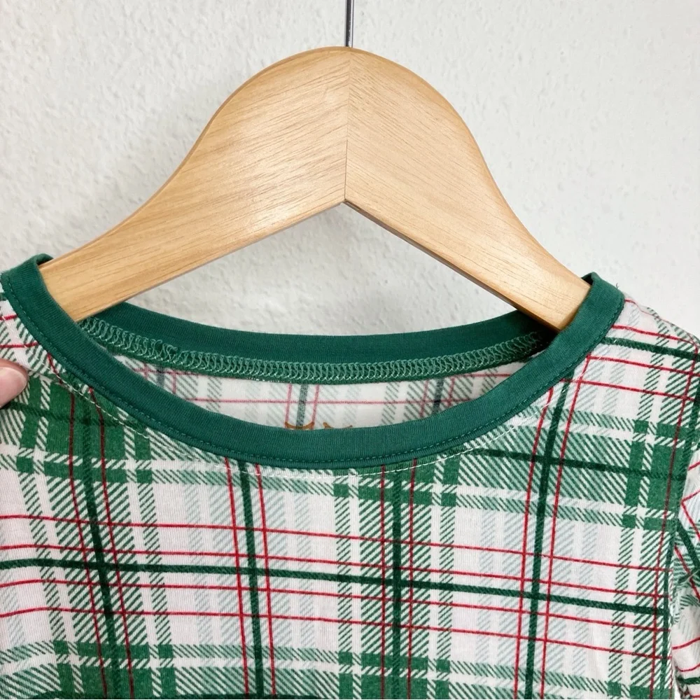 Little Sleepies Noel plaid 2 piece‎ pajama set Christmas size 2T